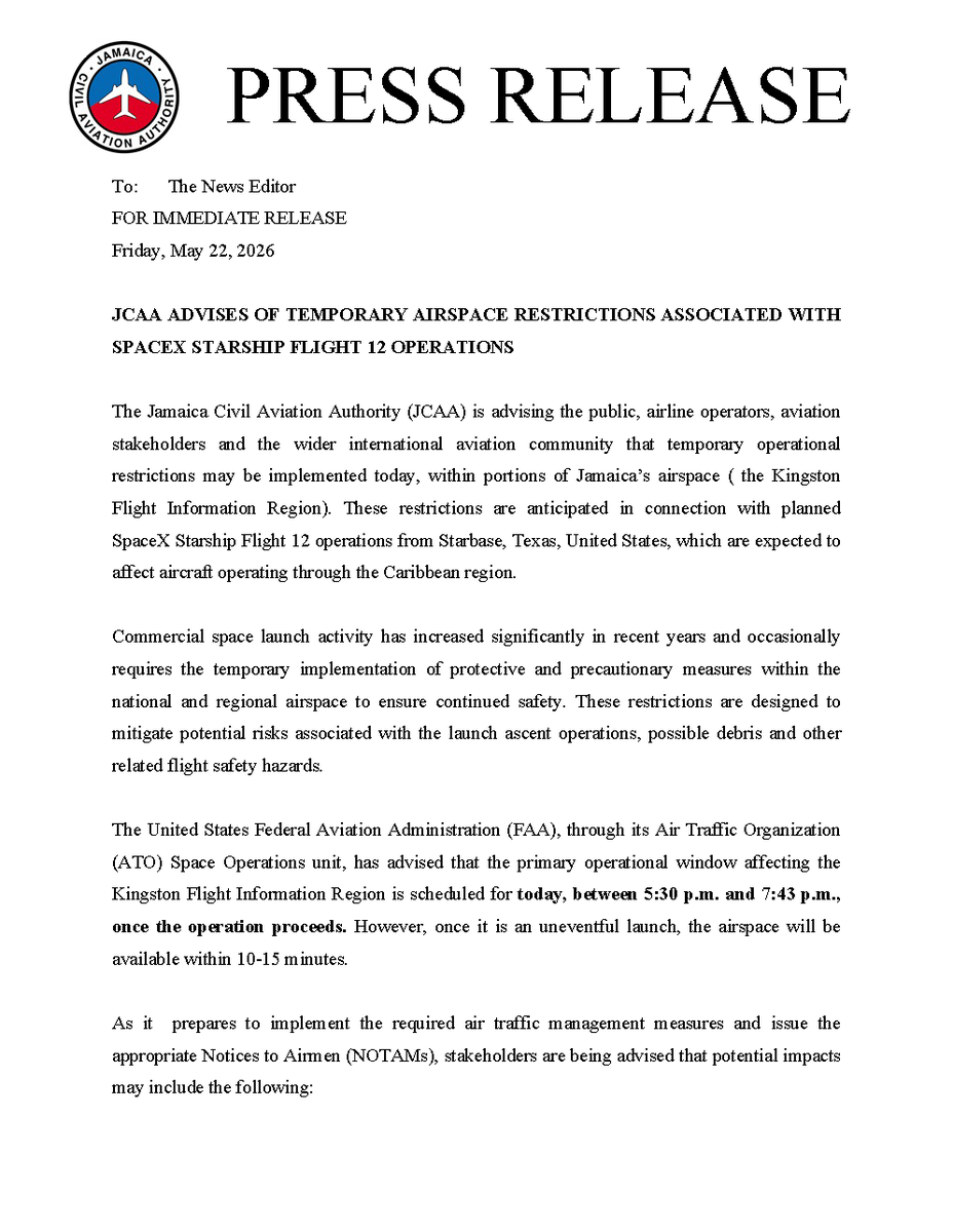 JCAA tweet media