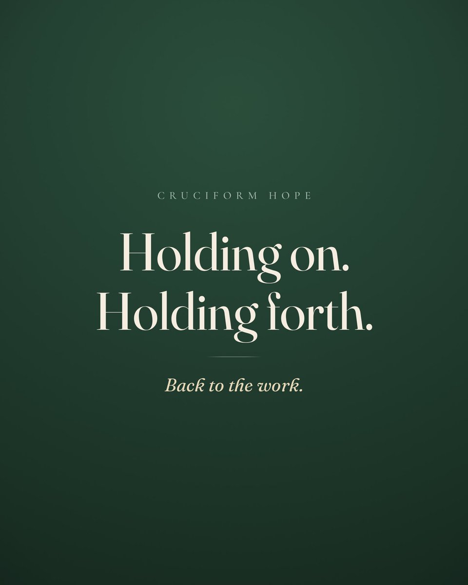 CruciformHope's tweet photo. It's been a minute since I last posted here.

I was building. I was tired. I was busy! I was practicing what I preach, that some seasons require holding on more than holding forth. https://t.co/8HALWmSDkD