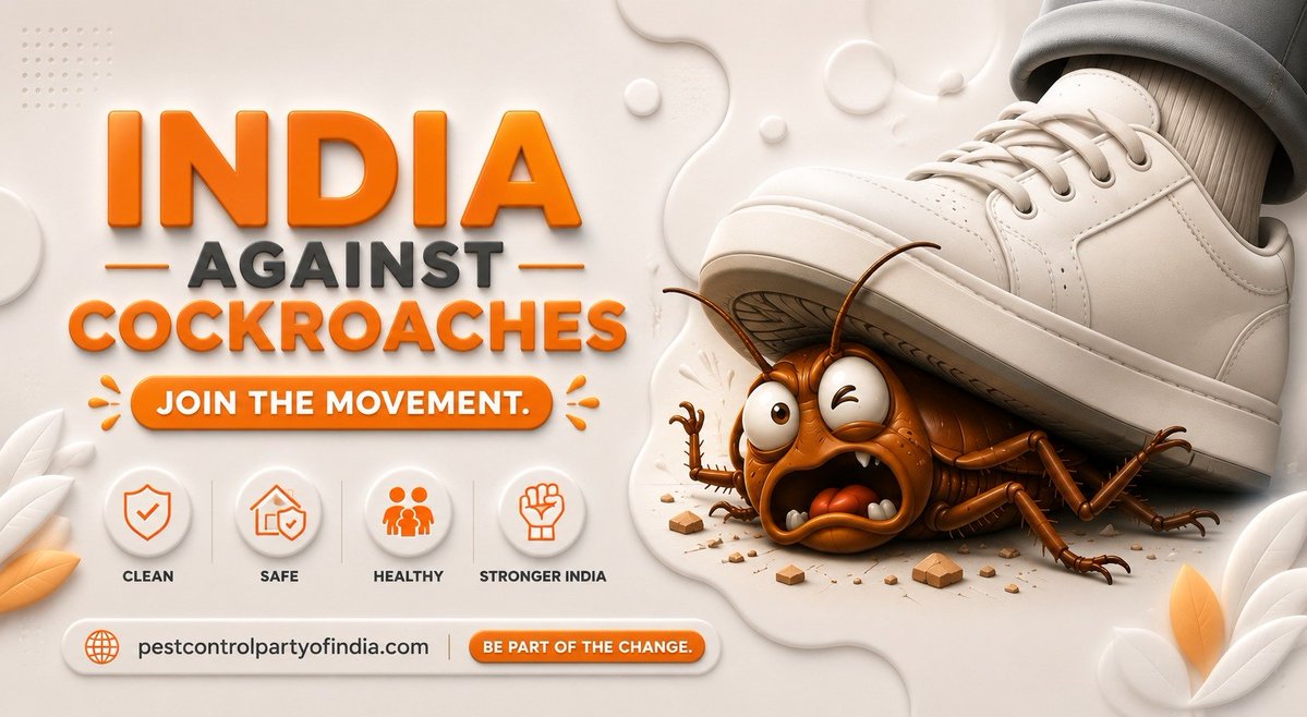 Pest Control Party Of India (PCPI) tweet media