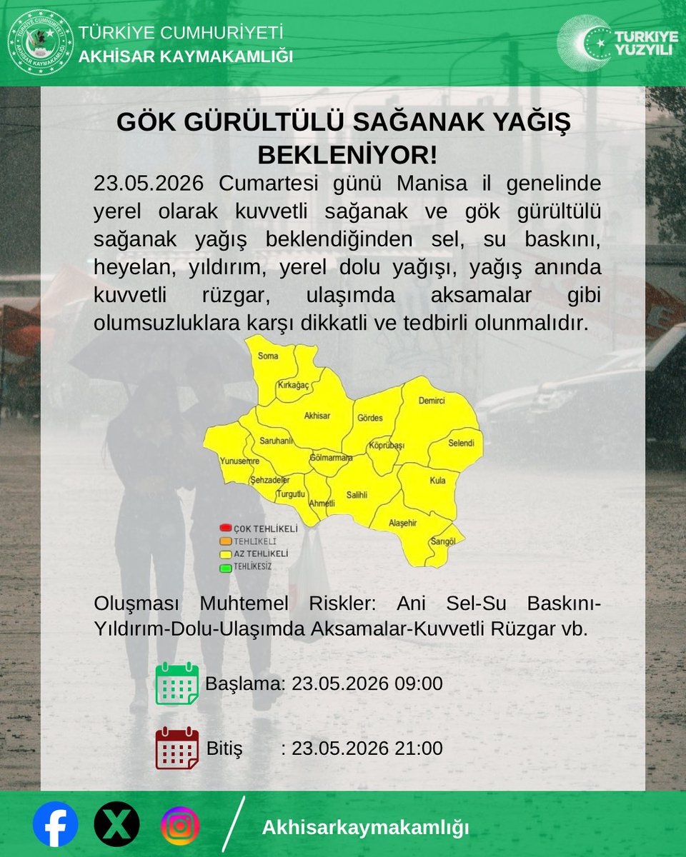 T.C Akhisar Kaymakamlığı tweet media