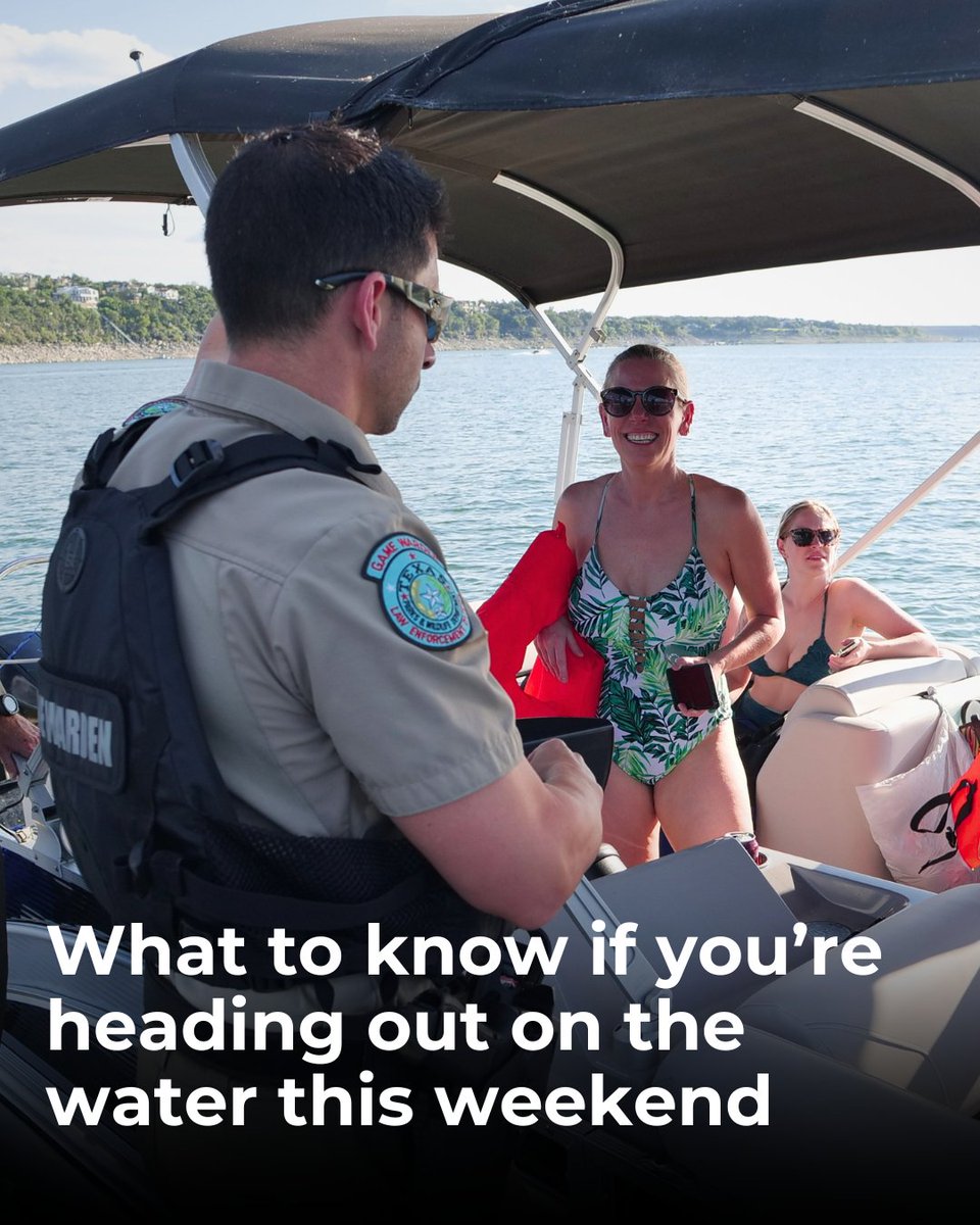 TPWDnews's tweet photo. Be ready to pass that boating safety check 🙂

@TexasGameWarden is ready for one of the busiest boating weekends of the year 👉🏽https://t.co/nxmYn3vWiO https://t.co/KO1YgOeHGI