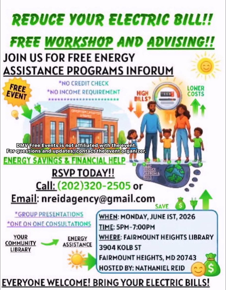 DMV Free Events tweet media