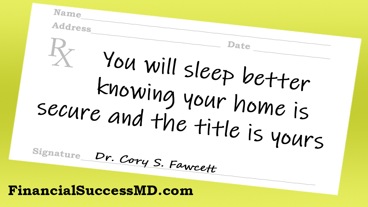 Financial Success MD (Dr. Cory S. Fawcett) tweet media