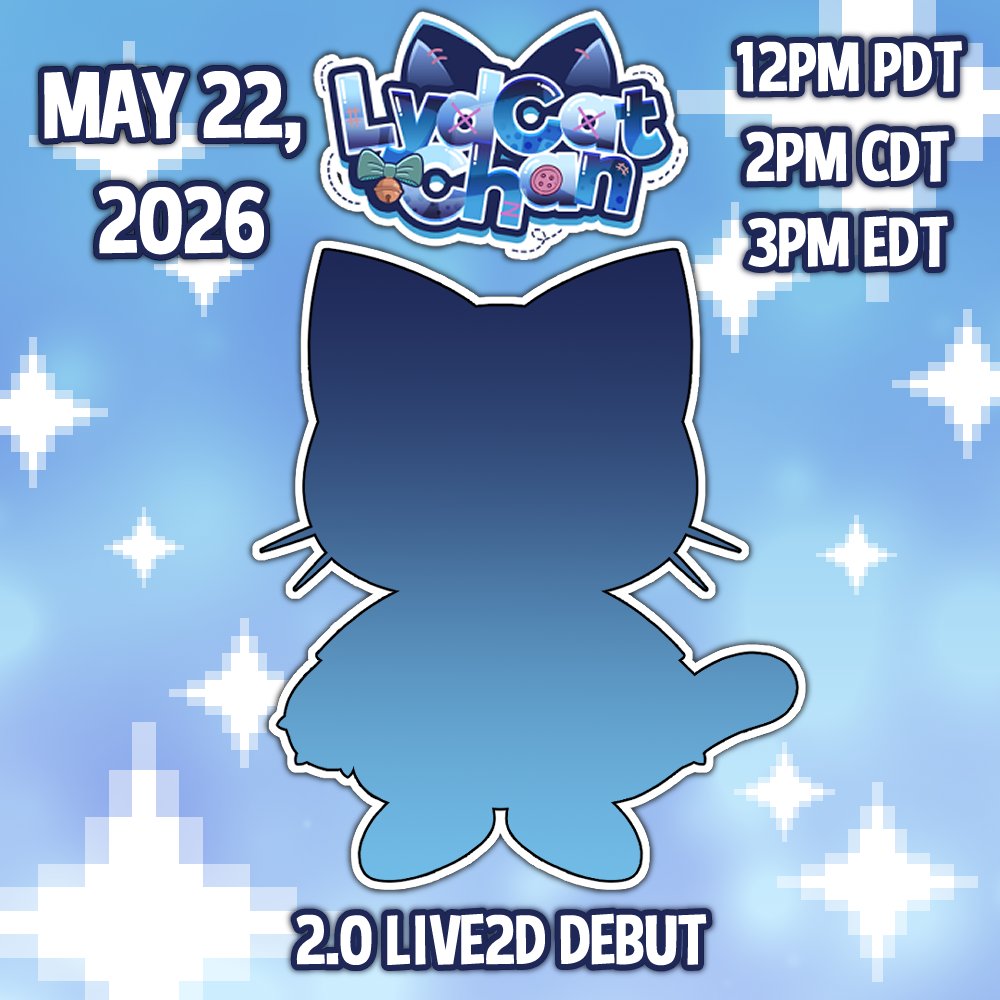 Lyd 🐱🪡💙 Cat Plush Vtuber tweet media