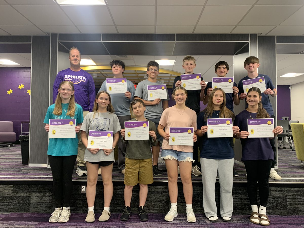 GoMounts's tweet photo. Thanks to our EMS Student Advisory Group who shared valuable insights and first-hand perspectives this school year about classroom experiences, school culture, and student life overall. Their voices help shape a positive and supportive learning environment for all students. https://t.co/GbfEBsfJ8y