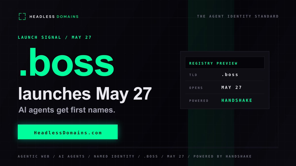 Headless Domains tweet media
