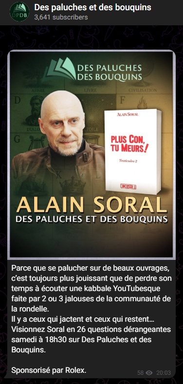 egregoor's tweet photo. La jalousie envers @halterophilo rééditant Béraud ne pouvait expliquer les 3 sorties de #DPDB depuis le 10 mai⤵️

Ce Judas qui concourt pour les #DouilleAwards (avec @monsieurK_off et @SebRecchia) ira t-il jusqu'à s'annoncer avec @officielsoral sur l'Instagram de @PierreHillard ? https://t.co/FNnTSdcpqD