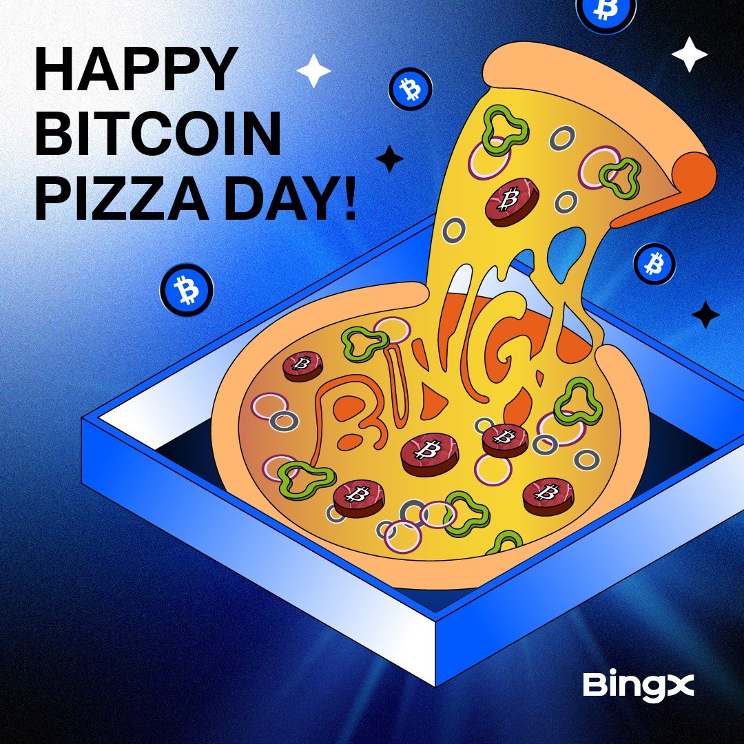 BingX_Italy's tweet photo. Happy Bitcoin Pizza Day !!!!

#BingX #BTC https://t.co/2G4ZQ3JdxJ