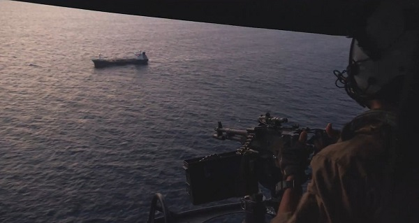 SOTorg's tweet photo. BLOCKADE DUTY GUNNER

ARABIAN SEA, (May 18, 2026) - CENTCOM continues to strictly enforce the U.S. blockade against Iranian ports. U.S. forces have now redirected 85 commercial vessels to ensure full compliance.

READ MORE:https:https://t.co/RxJgppEgrP
DONATE: https://t.co/wFQuc0zwtb
#supportourtroops #nonprofit #charity #military #activeduty #soldier #navy #Marines #Army #airforce #spaceforce