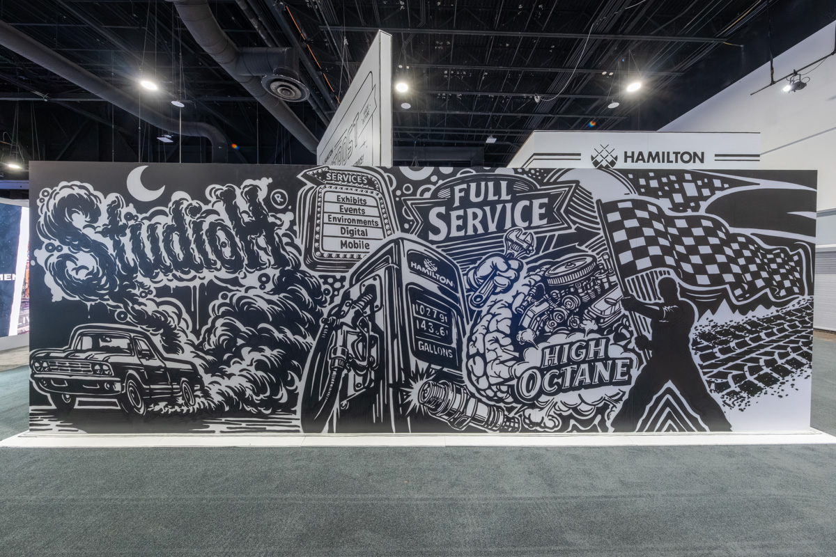 Hamilton_Ex's tweet photo. Designed as more than just a backdrop, this custom mural by Bezol One transformed our Hamilton Outpost into a victory lap-worthy photo moment celebrating the history and spirit of the Indy 500. 🏁 Happy race weekend! https://t.co/gykQcpmptW