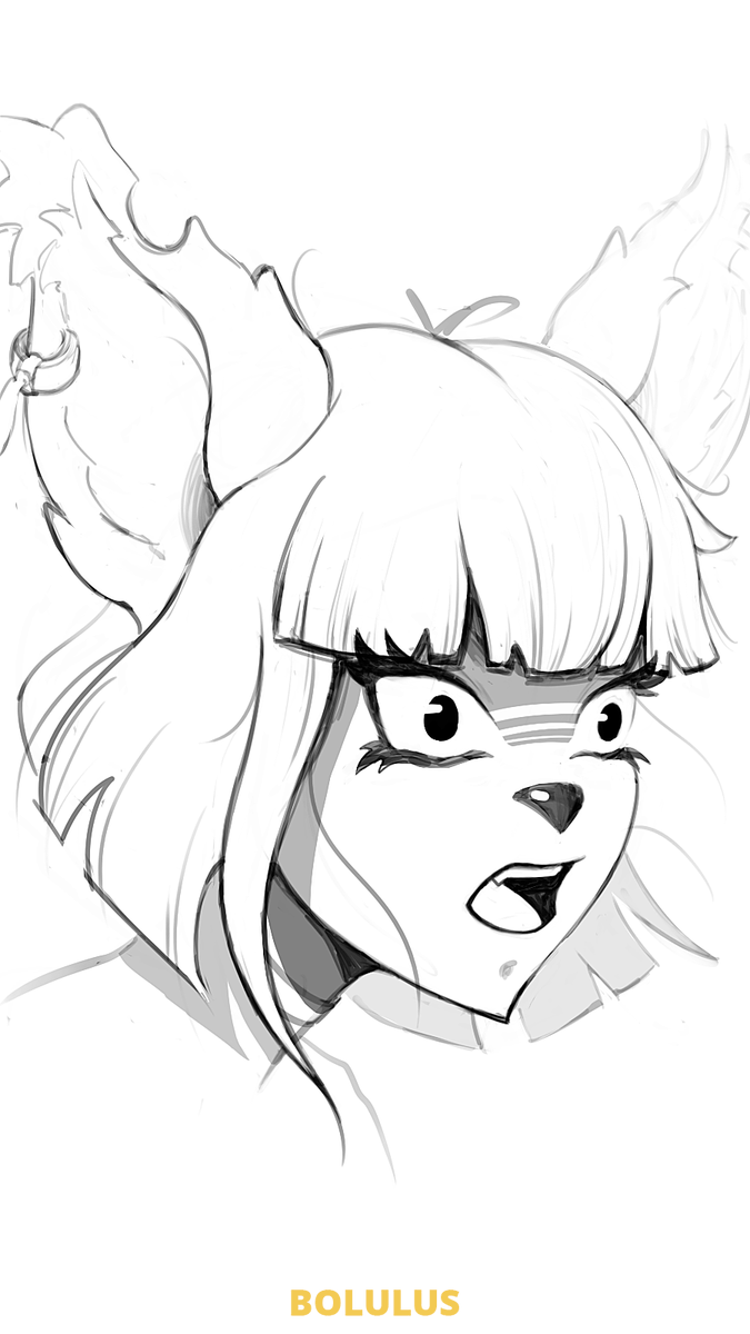 BolulusArt's tweet photo. Quinny's expressions! ✨✨✨
Namba one, surprised 🥰

#furryart #oc #characterdesign https://t.co/fXSpBikNdI
