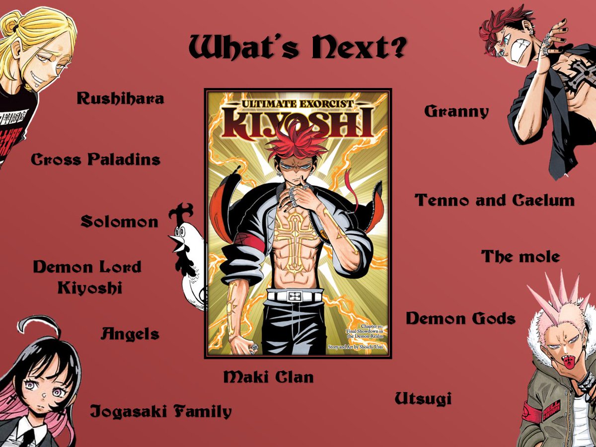 rh_Limejuice's tweet photo. Just as with the end of the Black Parade people are asking if this is the end of Kiyoshi or wondering where the story can go from here so I have returned to once again ask...Whats Next for #UltimateExorcistKiyoshi ?

If you have any interest in UEK pls read and share!! Thank you! https://t.co/jVE0JKxWPK