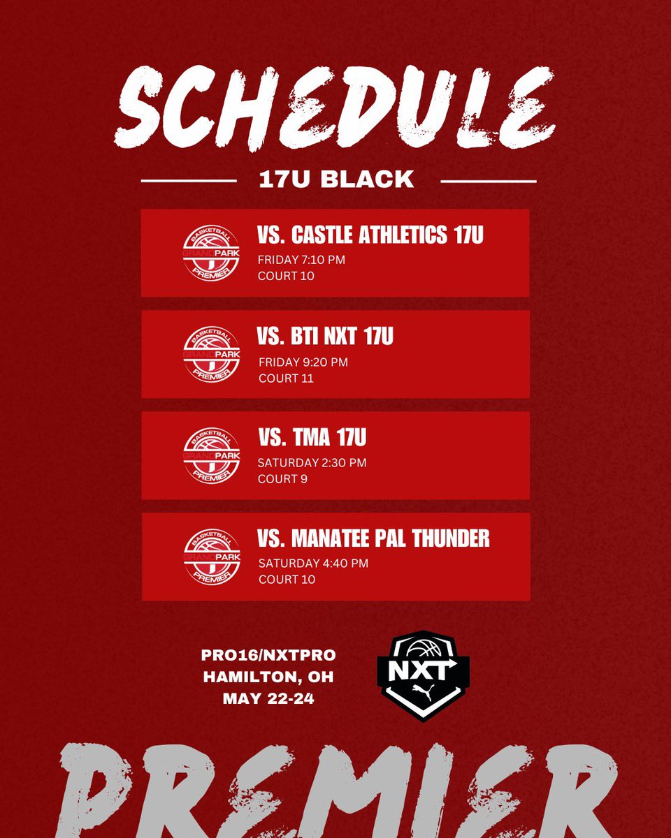 GPPbasketball's tweet photo. Weekend scheduled 🔥 https://t.co/LTUc1mchQW