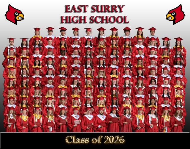 eastsurryhs's tweet photo. ESHS Class of 2026!!  Fly High and Dream BIG Cardinals!! https://t.co/R8UNxOLu1e