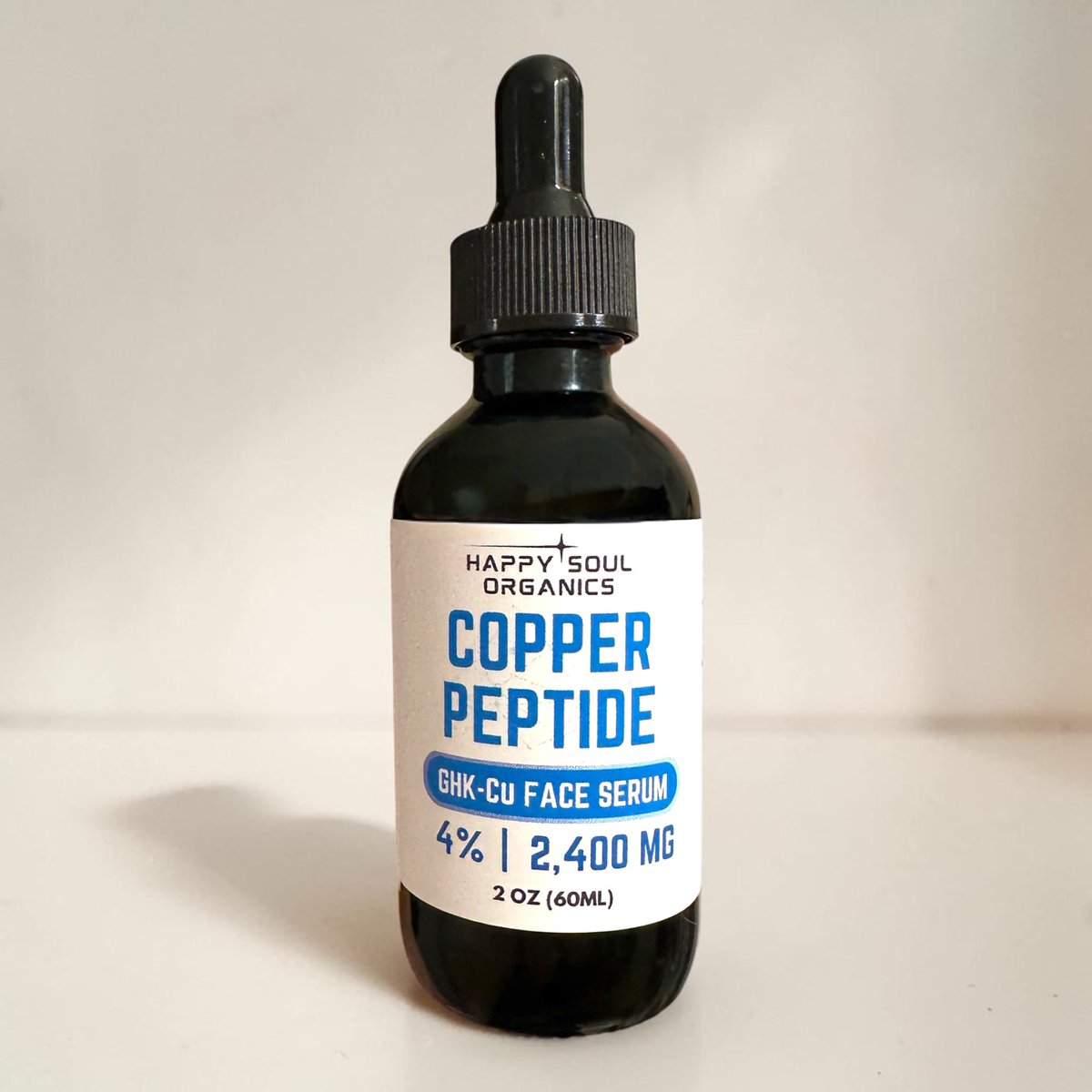 Our 4% GHK-Cu Copper Peptide Face & Neck Serum