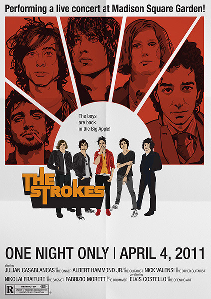 archiving the strokes tweet media