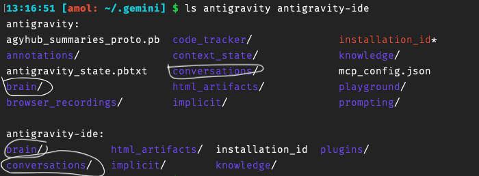 amoljak's tweet photo. @_mohansolo On day 1, the new Antigravity and the IDE did not share the "brain". Different conversations, different knowledge, etc. Has that changed? https://t.co/ooyGGSutNJ