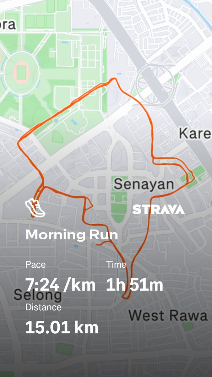 lutherpool's tweet photo. first 15 km, I ran with a bit of knee pain and sometimes had to contract and release my quadriceps. It’s at least improved since yesterday. Keep going ltr https://t.co/KelteVnsFy