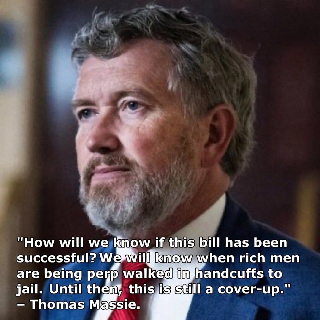 LeonardCampagna's tweet photo. @RepThomasMassie You lost just this battle, but will win the war. I like President Massie. https://t.co/Bqk7DyW2RM