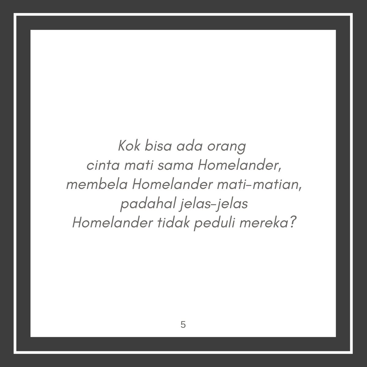 Masa Depan yang Tidak Boleh Dibicarakan tweet media