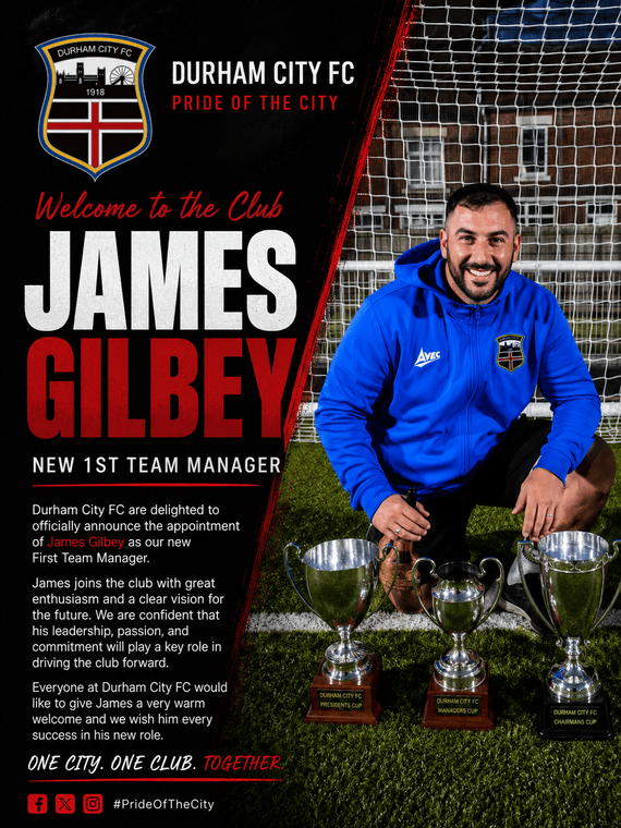 Durham_City_FC's tweet photo. New Manager #Pitchero
https://t.co/jD7IwHRxzN https://t.co/7pnQ14JIc3