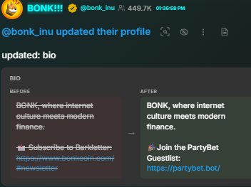 bullpsyxdev's tweet photo. Not sure how this isn't a GIGA runner, BONK is literally fully fudding themselves by doing this 👇

Funny how Bonk went from a Fully successful and prominent launchpad to full shilling Gambling websites.

"Sports Prediction Markets and Casino Games on Telegram" https://t.co/K0cAyudGij