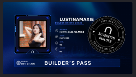 LustinaMax50073's tweet photo. I just claimed my Builder's Pass on @IOPn_io, and I'm shipping for Season 1. See you on the leaderboard. Accelerate ⋂ https://t.co/jT05kC4dvn