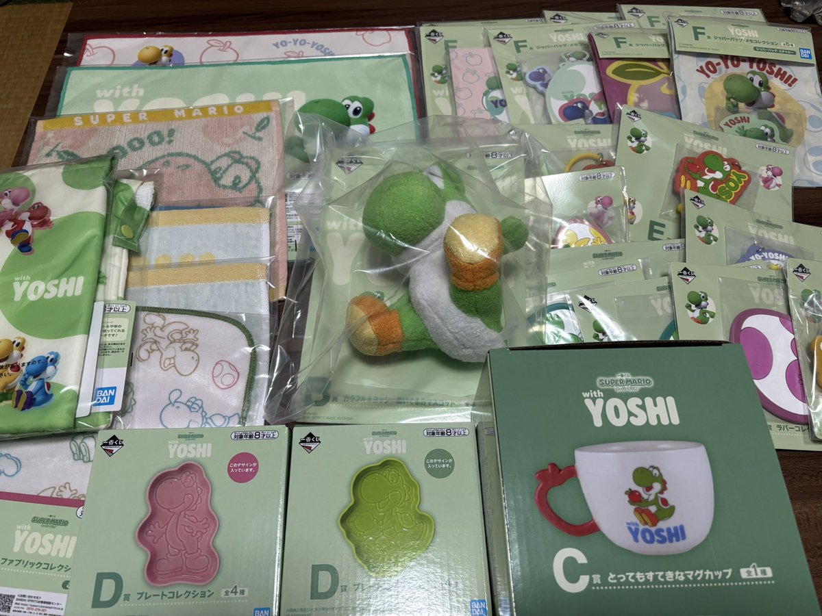 A賞をもらえました 一番くじ30回の結果！ A賞は残念ながら出ず…😭 ただ、画面いっぱいの
