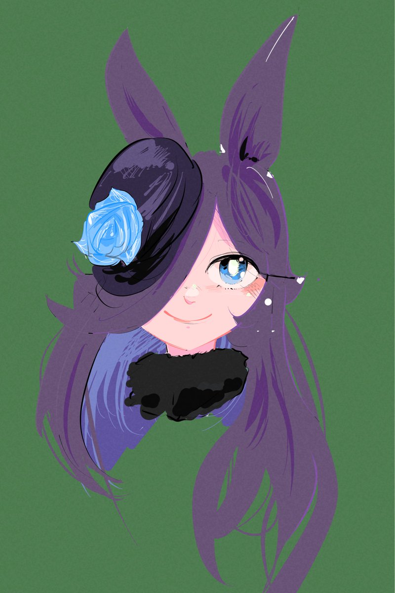inujimania's tweet photo. ライスシャワー描いたよ~ https://t.co/9ItbrUcT3C