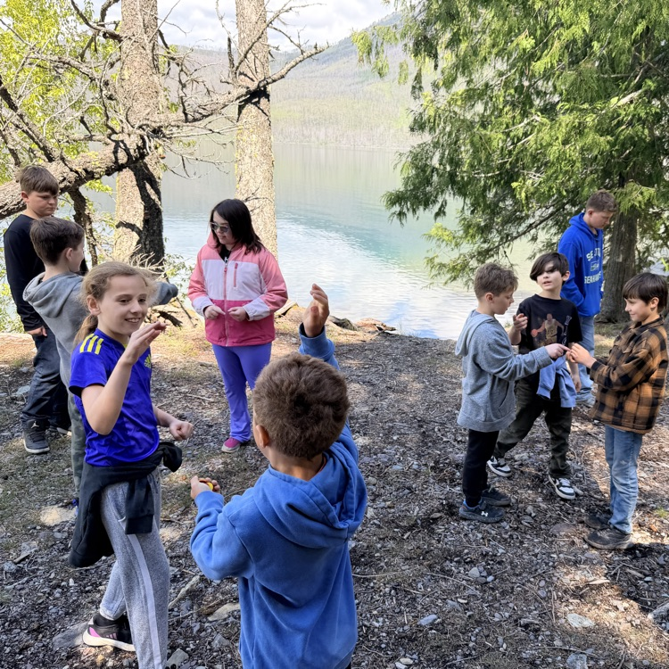 EvergreenSD50's tweet photo. A wonderful day in Glacier Park doing Indian Education For All games, art, and other activities. https://t.co/KXgilucJ0Q