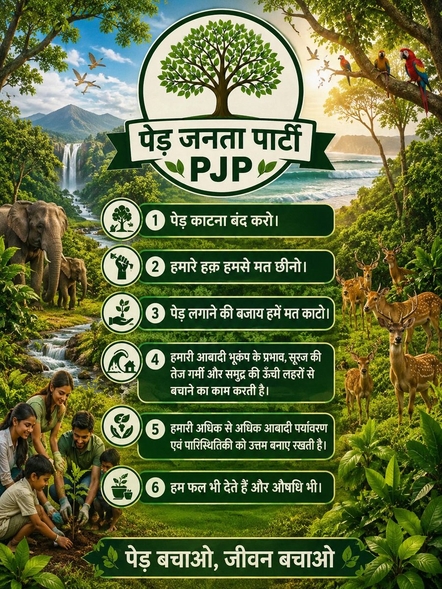 PEDJANTAPARTY's tweet photo. #naredramodi,#yogiadityanath,#PedJantaParty
#ClimateAction  #GoGreen
#SaveTreesSaveEarth
 #PoliticsForPlanet https://t.co/9kd4gjbx0f