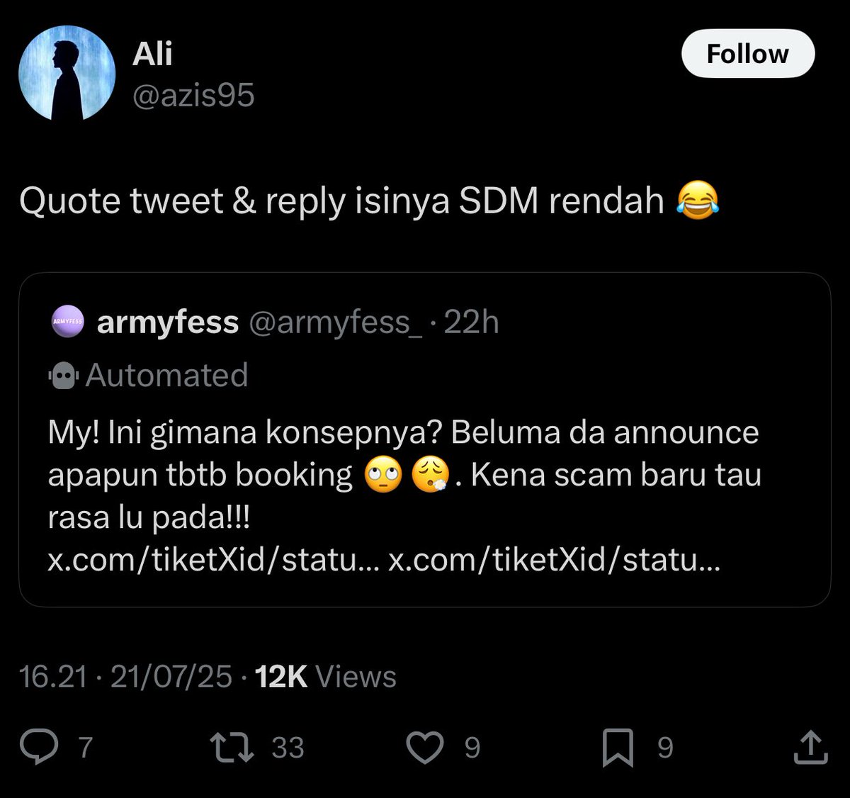 Kanaya Azalia tweet media