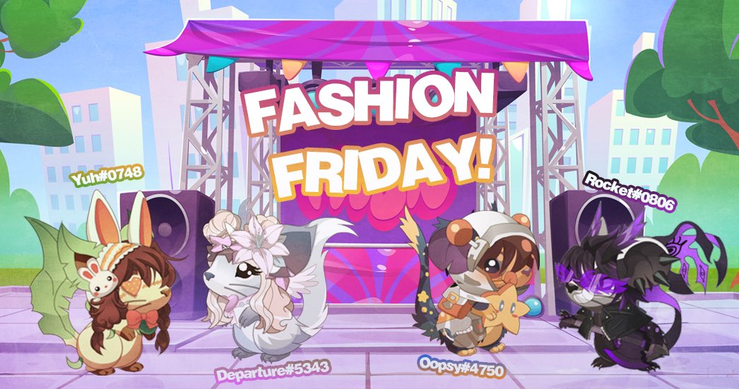 Transformice's tweet photo. 🩷 Here are this week's Fashion Friday outfits created by members of our community! 🩷 https://t.co/ybSBtLk95x