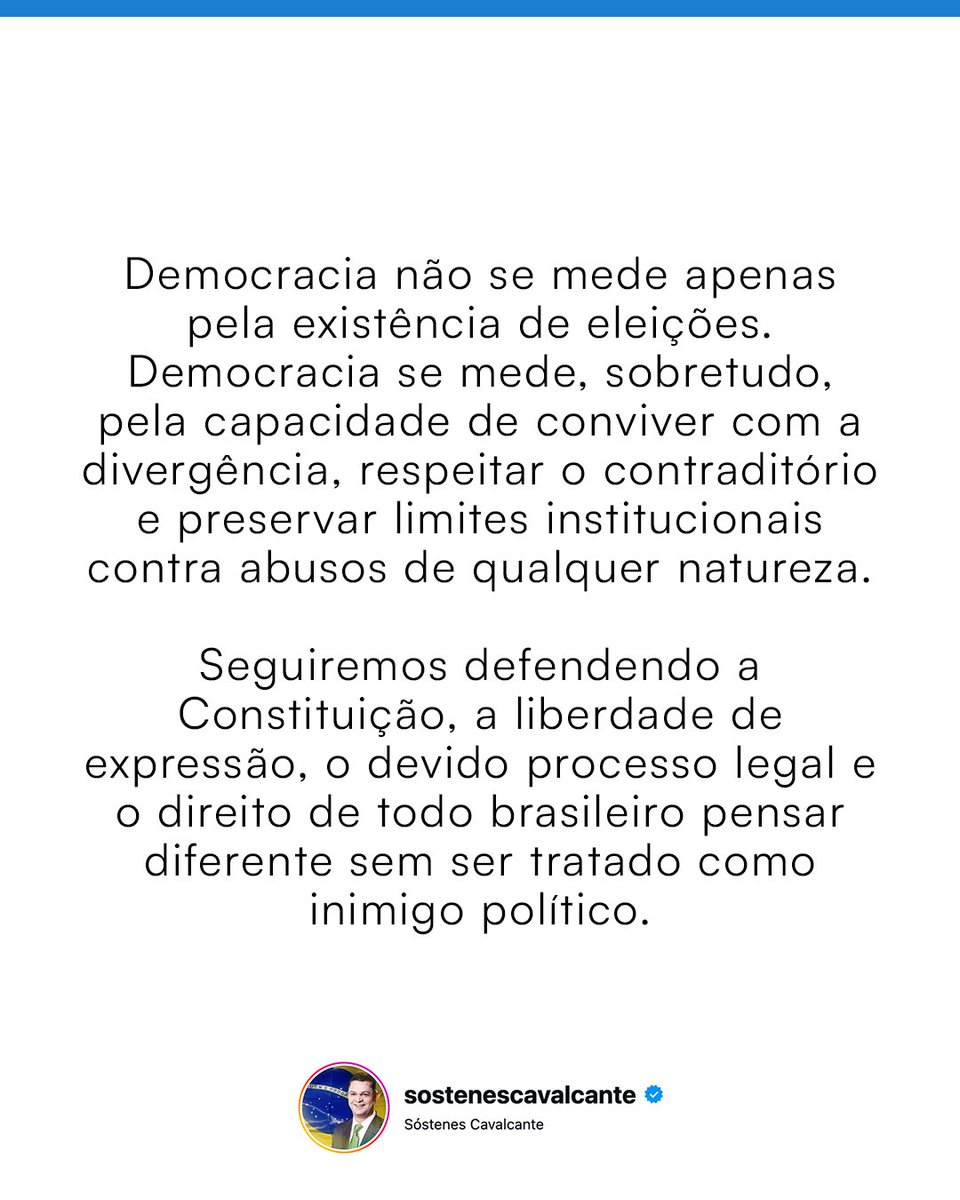 Sóstenes Cavalcante tweet media