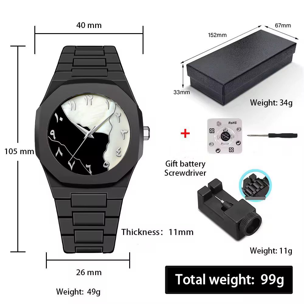 Adamaaahh's tweet photo. 🖤 Élégance. Style. Caractère.
La montre parfaite pour sublimer votre poignet au quotidien. ⌚✨ 🎁 Livrée avec coffret premium + accessoires offerts.
✅710901709 https://t.co/XESOnzAQzz