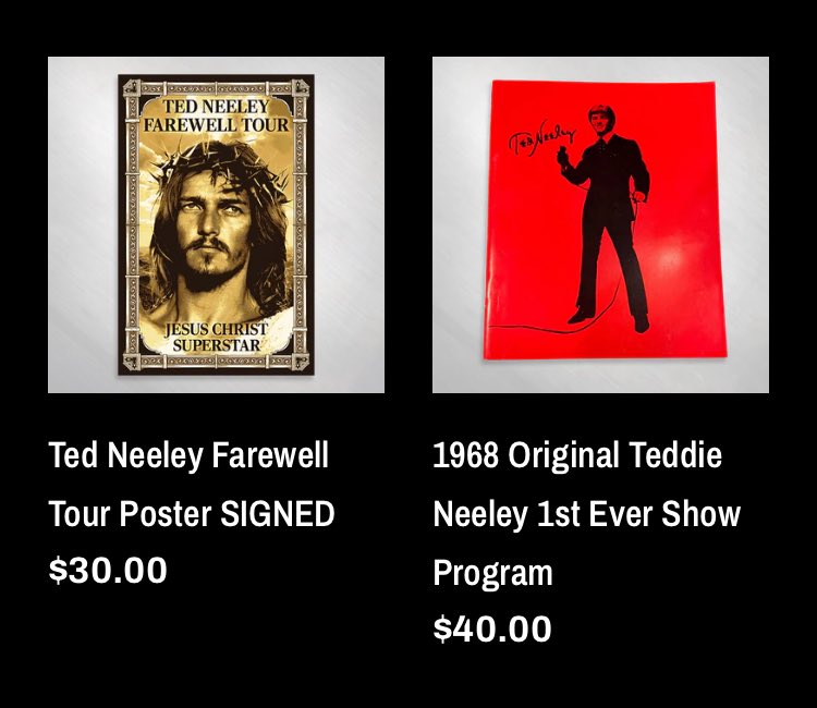 TedNeeley's tweet photo. We have updated our store with new goodies that have all been personally signed by me!! I welcome you to browse and hopefully find something you’d like!! Here is the link: https://t.co/25uHRDn7wk https://t.co/v6H2ZRritA