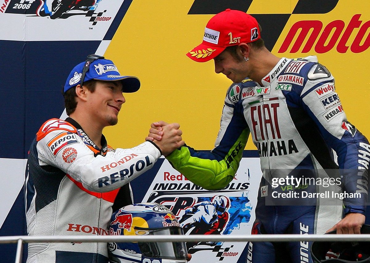 4644s's tweet photo. Valentino Rossi and Nicky Hayden through the years #RideOnKentuckyKid ♡ https://t.co/OfbE7gEwMf