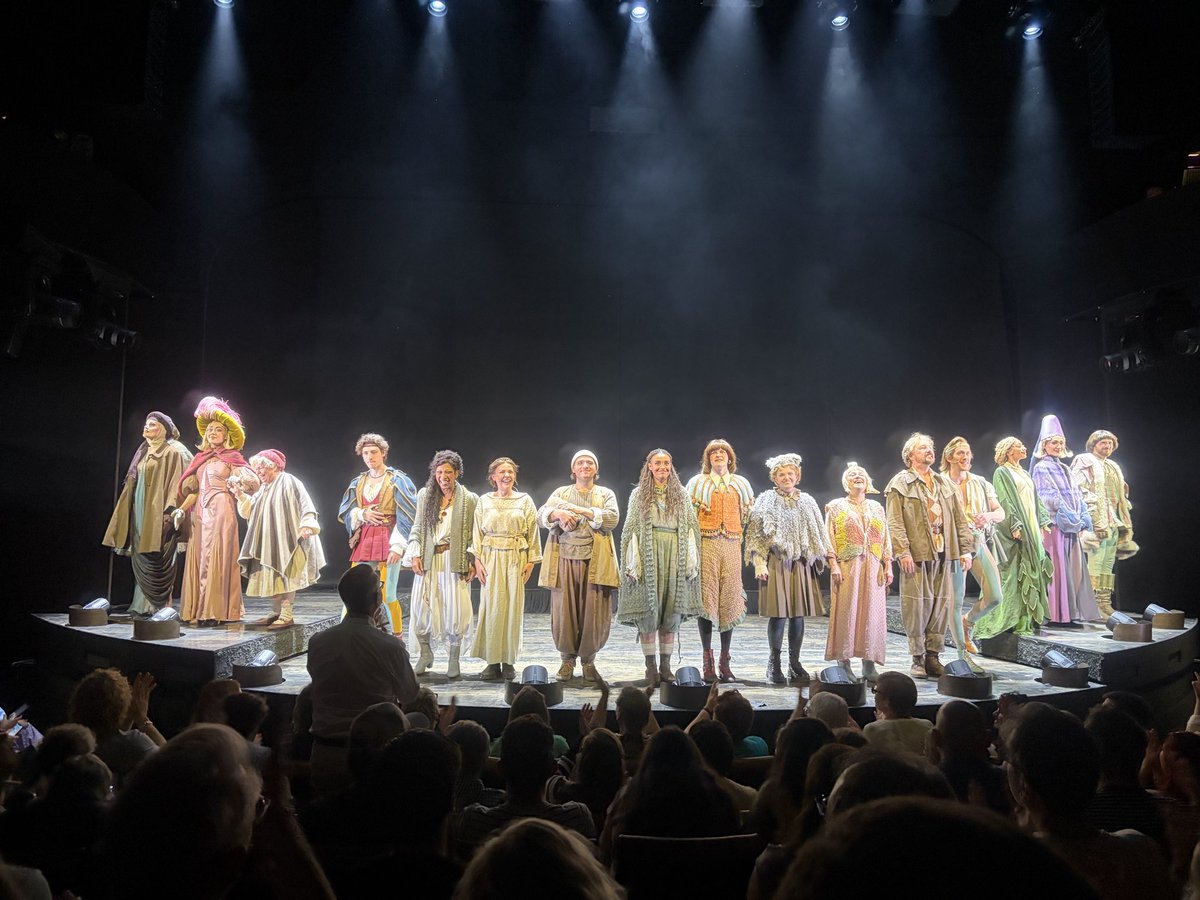 bernarddonoghue's tweet photo. Utterly superb production and performance of #IntoTheWoods tonight @_bridgetheatre - individually fantastic cast, superb design and costumes by #TomScutt, and direction by Jordan Fein. What a show. I last saw it live in 1991… https://t.co/eoMPIqaF8o