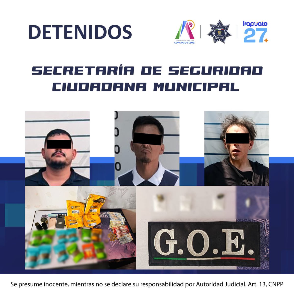 Notialmomenirap's tweet photo. *𝐃𝐄𝐓𝐈𝐄𝐍𝐄 𝐏𝐎𝐋𝐈𝐂𝐈́𝐀 𝐌𝐔𝐍𝐈𝐂𝐈𝐏𝐀𝐋 𝐃𝐄 𝐈𝐑𝐀𝐏𝐔𝐀𝐓𝐎 𝐀 𝐔𝐍 𝐒𝐔𝐉𝐄𝐓𝐎 𝐄𝐍 𝐏𝐎𝐒𝐄𝐒𝐈𝐎𝐍 𝐃𝐄 𝐃𝐑𝐎𝐆𝐀 𝐘 𝐂𝐎𝐍 𝐑𝐄́𝐂𝐎𝐑𝐃 𝐃𝐄 𝟔𝟐 𝐈𝐍𝐆𝐑𝐄𝐒𝐎𝐒 𝐏𝐎𝐑 𝐃𝐈𝐕𝐄𝐑𝐒𝐎𝐒 𝐃𝐄𝐋𝐈𝐓𝐎𝐒 𝐘 𝐅𝐀𝐋𝐓𝐀𝐒 https://t.co/ewBDUuchMe