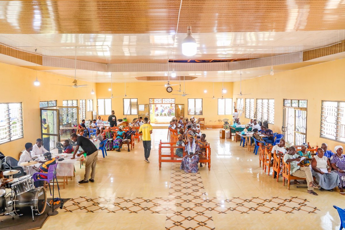DNOFoundation's tweet photo. On May 16, 2026, the Daniel Ntow Obese Foundation (DNOF) organized a free medical outreach at Assin Asamankese in the Central Region, benefiting 265 residents with health screening, eye care, medications, deworming, and donations. https://t.co/r7ILCCM6ay