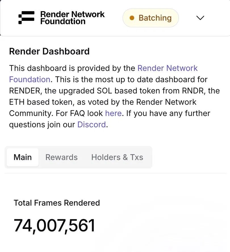 The Render Network tweet media