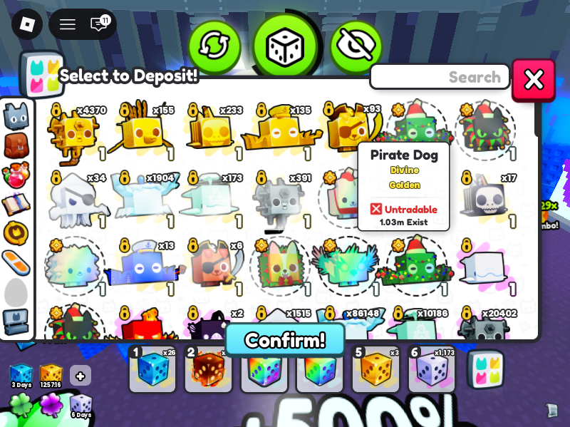 adminofdeserver's tweet photo. @CoderMitchell Fishing pets are untradable
Make them tradable OR make boxes not see them pls https://t.co/aMBUyo5CmR
