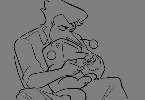 Cornpapers's tweet photo. nail trim. not sure if id to keep BS spamton as a caregiver, but it was silly to draw anyway https://t.co/8c4qhVQMPR