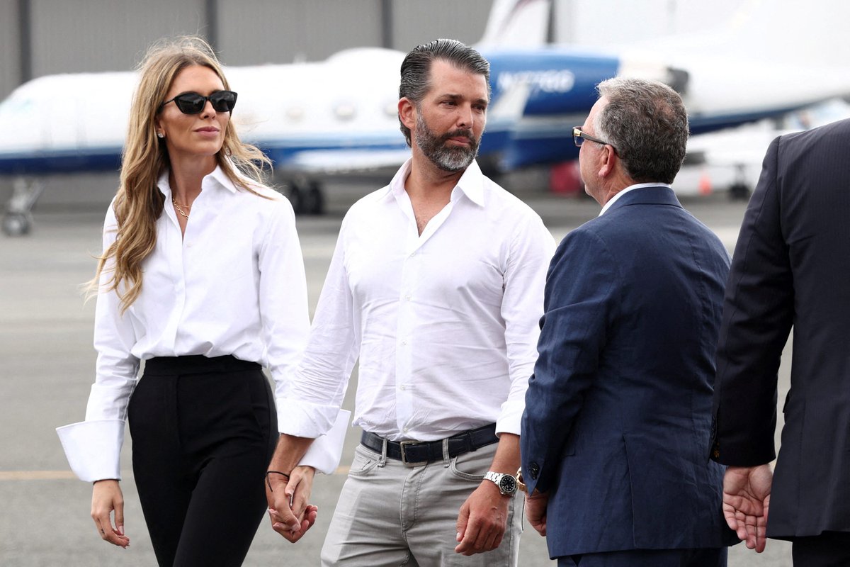 OunzTroy's tweet photo. #BettinaAndersonTrump has a fallback if this marriage doesn't work - some plum location Ambassadorship + bags of bitcoin to go with her #NDA and #PreNup ...  #TheParadiseFund https://t.co/yztBKhMQNW