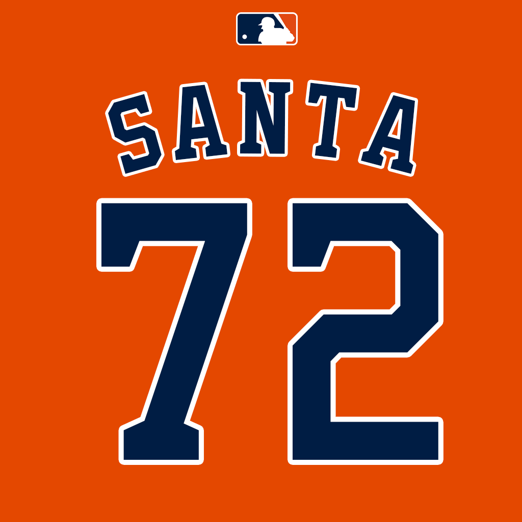 RHP Alimber Santa will wear number 72. Last worn by RHP Nick