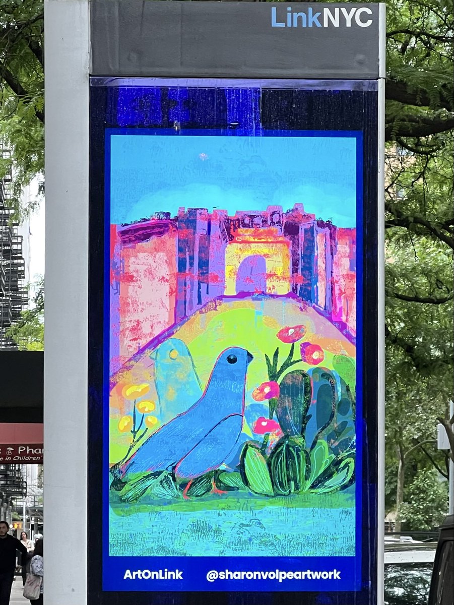 SharonVDraws's tweet photo. Excited to see my series of original artwork on @LinkNYC #artonlink through 5/31
#originalart #digitalpainting #nyc https://t.co/MyZsrBLKg0