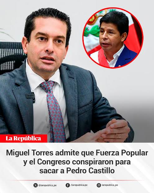 RConSentido's tweet photo. Después de semejante confesión, el camino está allanado para una denuncia penal por conspiración y abuso de autoridad contra los golpistas, y para solicitar la exacarcelación de Castillo.
Hildebrandt seguirá diciendo golpista a Pedro Castillo? https://t.co/n6laiylsSz