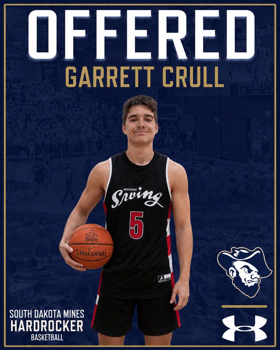 WisconsinSwing's tweet photo. Congrats to 2027 Garrett Crull of 17u Bredesen on receiving NCAA D2 offer from South Dakota Mines! @RL_Hoops @RL_HoopsWI @garrettcrull5 @MHS_Boys_ @CoachTreal2 https://t.co/icTDIpBvgs