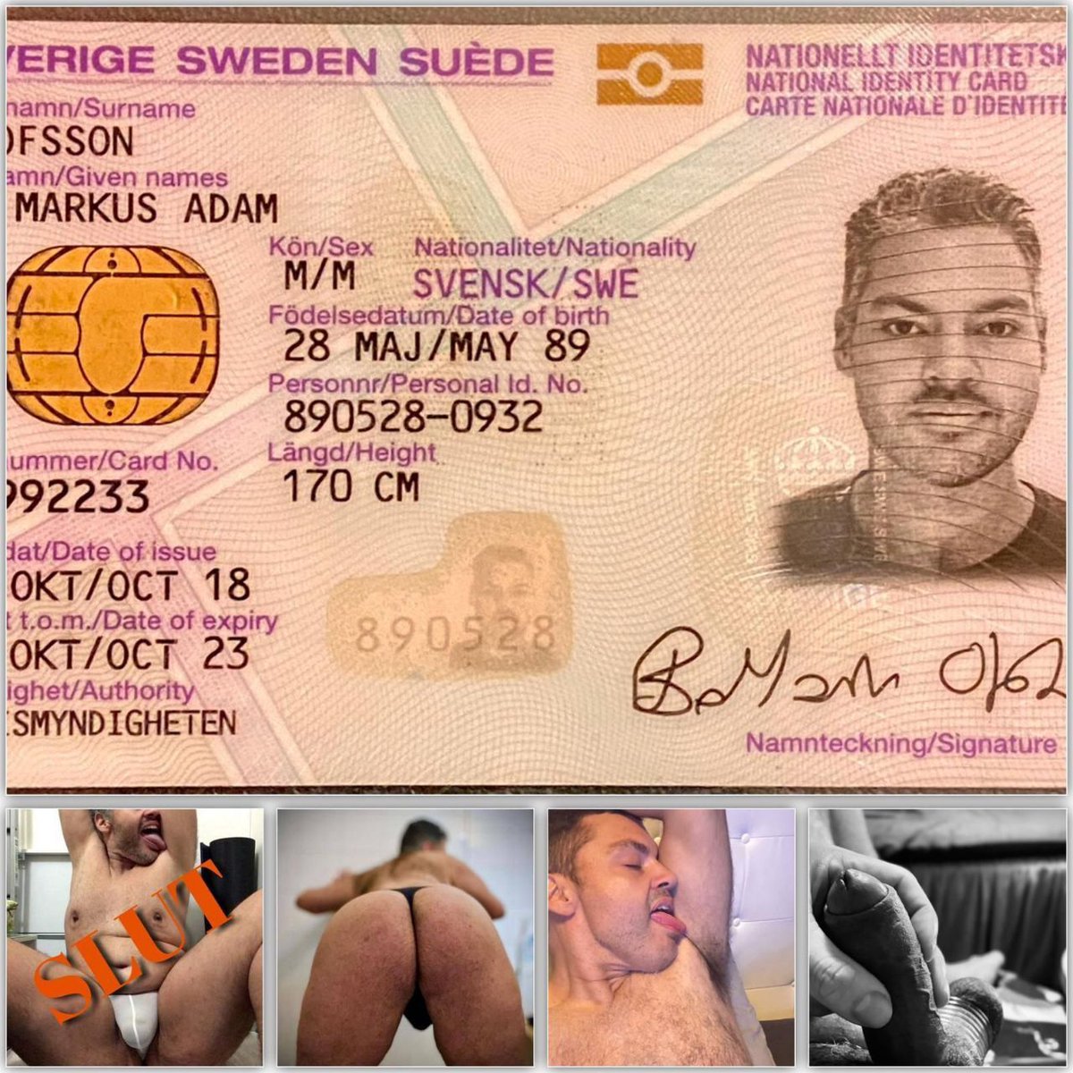 CashMasterRandi's tweet photo. P1g S1ut Markus Olofsson is a useless p1g what he loves to be ru1ned , used and exposed everywhere 
Lets make this p1g a S1ut  public

Name : Markus Olofsson

City : Stockholm

Country : Sweden

Adress : Blaviostigen 16 F , Bro

mail : b.m.olofzon@gmail.com

Number : +46704972643 https://t.co/ua5gqWXJlr
