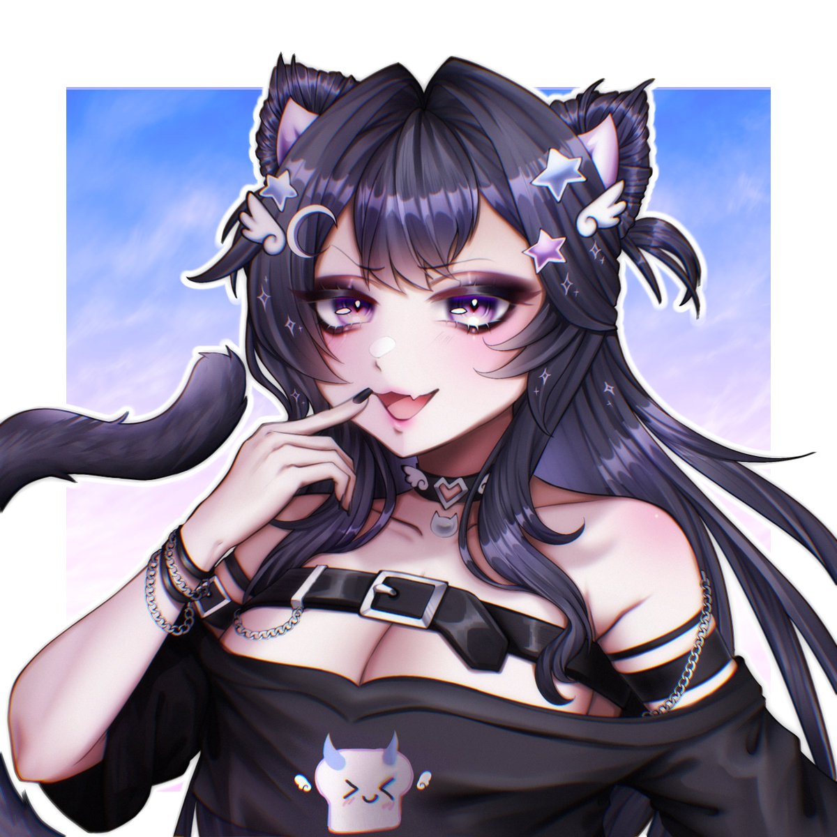 exisbread's tweet photo. my my, you look like my next cult member~💜 #existentialbread

🎨/dewylove https://t.co/5Qqf8R9DI3